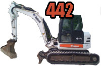 Bobcat 442 Construction Parts