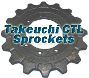 Takeuchi Track Loader Sprockets
