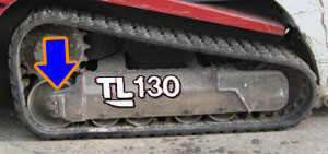 TL130 Front Roller Location